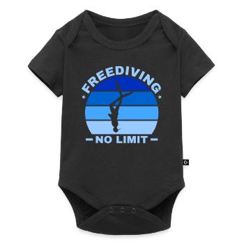 Plongée, Apnée, Apnée No Limit Apnée - Body à manches courtes Premium Bébé - noir - Devant