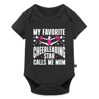 Pom-pom girl Pom-pom girl Cheerleading Maman - Body à manches courtes Premium Bébé - noir - Devant