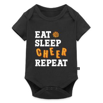 Cheerleader Cheerleading Cheer - Baby Premium Kurzarmbody - Schwarz - Vorne