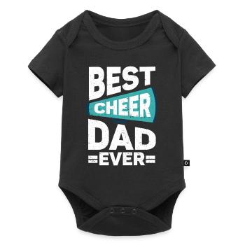 Cheerleader Cheerleading Cheer Dad - Baby Premium short-sleeve bodysuit - black - Front