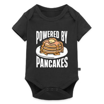 Pancake Saying Breakfast Pancakes - Baby Premium short-sleeve bodysuit - black - Front