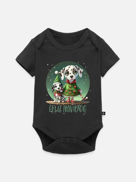 Dalmatinische Elfe - Baby Premium Kurzarmbody - Schwarz