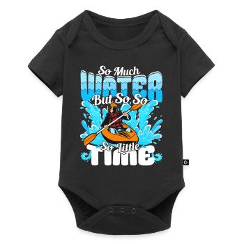 So much water but so little Time - Kayaker - Baby Premium short-sleeve bodysuit - black - Front