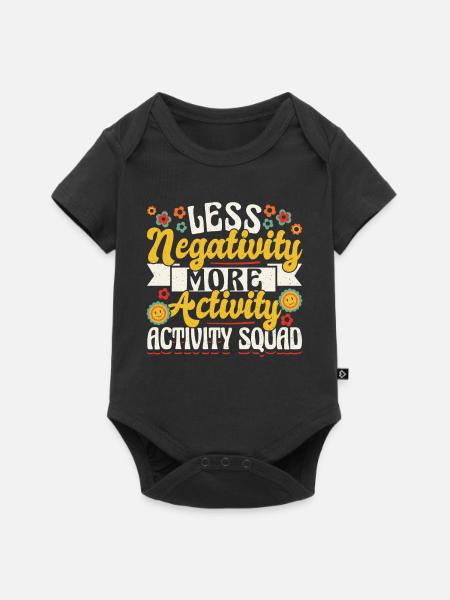Groovy Activity Director Activity - Baby Premium Kurzarmbody - Schwarz