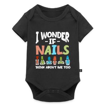 Nail Technician Nail Salon Nail Tech - Baby Premium short-sleeve bodysuit - black - Front
