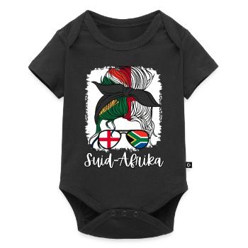 Suid-Afrika Sud-Africain Fille Angleterre Fille - Body à manches courtes Premium Bébé - noir - Devant