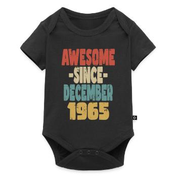 Génial décembre 1965 - Body à manches courtes Premium Bébé - noir - Devant