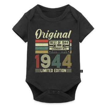 1944 Birthday - Baby Premium short-sleeve bodysuit - black - Front