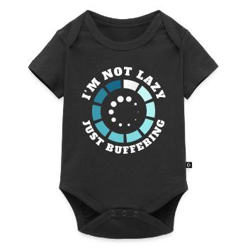 Funny Computer Nerd Geeky Programmer Coding - Baby Premium Kurzarmbody - Schwarz - Vorne