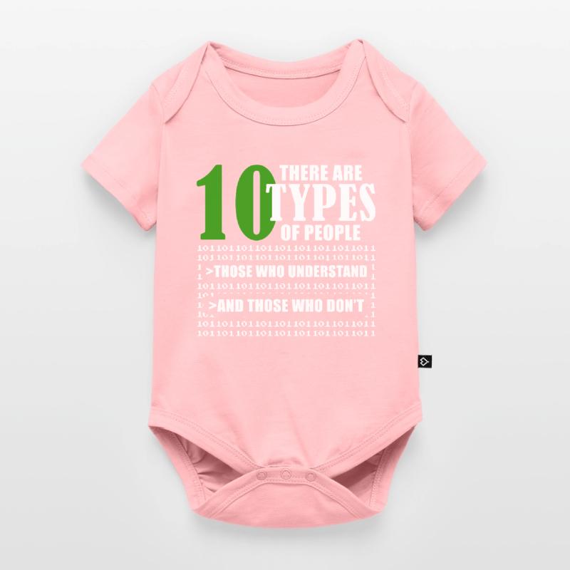 Binary Code Funny Programmer Saying Coding Baby Premium Kurzarmbody