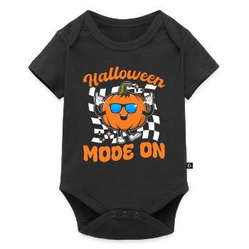 Drôle de citrouille d’Halloween I Mode Halloween activé - Body à manches courtes Premium Bébé - noir - Devant