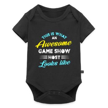 Voici à quoi ressemble un animateur de jeu télévisé génial - Body à manches courtes Premium Bébé - noir - Devant