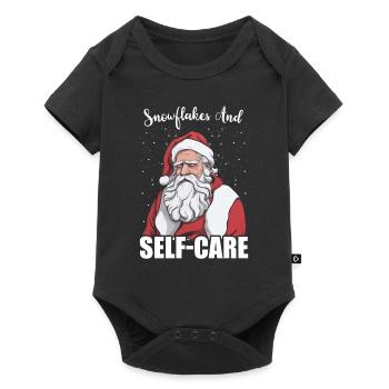 Santé mentale Noël Anti-Noël - Body à manches courtes Premium Bébé - noir - Devant