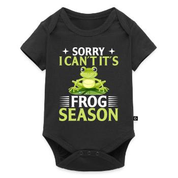 Sorry I can't it's frog season - Baby Premium short-sleeve bodysuit - black - Front