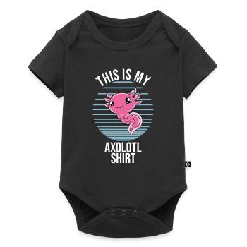 Funny Axolotl Cute Axolotl - Baby Premium short-sleeve bodysuit - black - Front