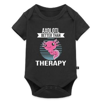 Funny Axolotl Cute Axolotl - Baby Premium short-sleeve bodysuit - black - Front