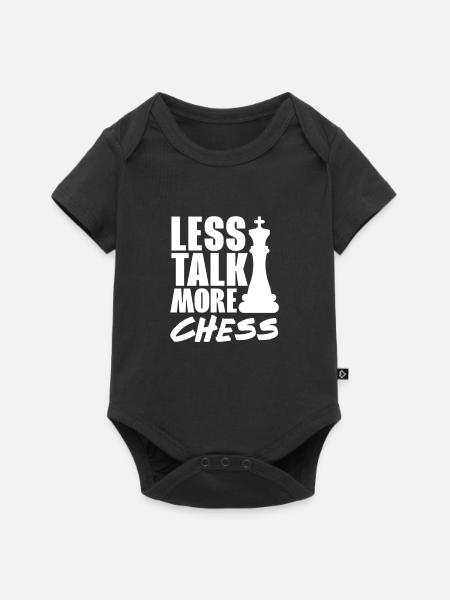 Schach - Baby Premium Kurzarmbody - Schwarz