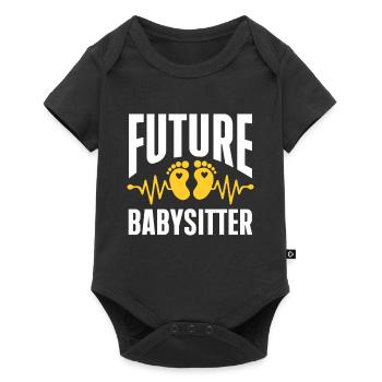 Nanny Daycare Babysitter - Baby Premium short-sleeve bodysuit - black - Front