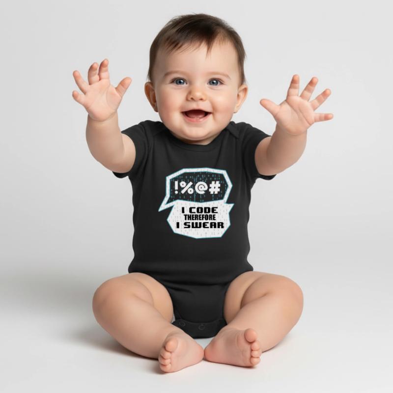Funny Programming Saying Binary Codes Computer Sci Baby Premium Kurzarmbody