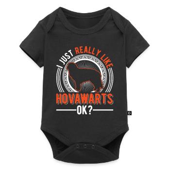 J’aime bien Hovawarts - Body à manches courtes Premium Bébé - noir - Devant