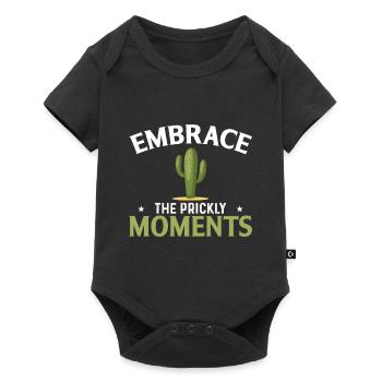 Embrassez les moments délicats - Body à manches courtes Premium Bébé - noir - Devant