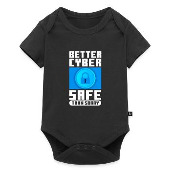 Hacker Coder Computerfreak Nerd Hacking Geschenk - Baby Premium Kurzarmbody - Schwarz - Vorne