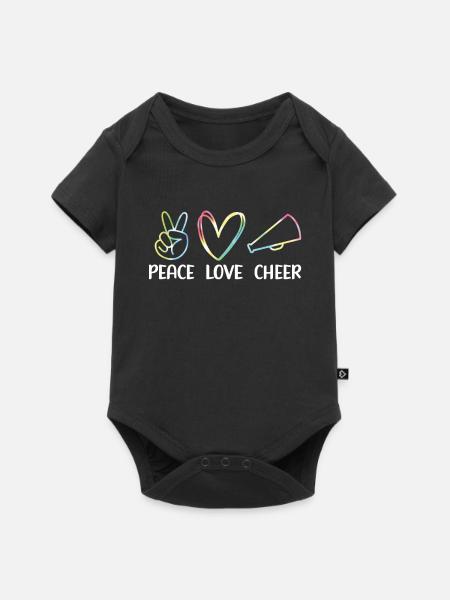 Cheerleadermädchen Cheerleading Jubel Jugend - Baby Premium Kurzarmbody - Schwarz