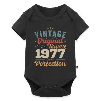 Légendaire depuis novembre 1977 - 1977 - Body à manches courtes Premium Bébé - noir - Devant