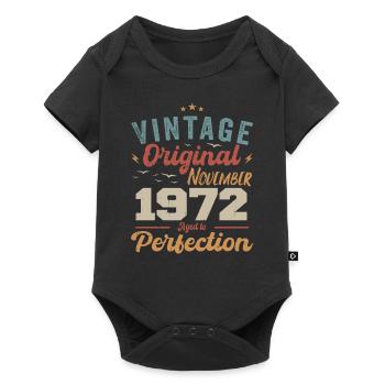 Legendary since November 1972 - 1972 - Baby Premium short-sleeve bodysuit - black - Front