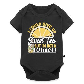 Ich könnte Sweet Tea aufgeben, aber ich bin kein - Baby Premium Kurzarmbody - Schwarz - Vorne
