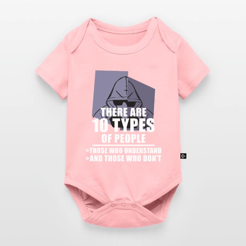 Funny Binary Code Saying Computer Science Programm Baby Premium Kurzarmbody