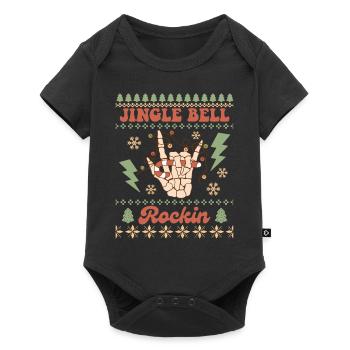 Jingle Bell Rockin - Père Noël Vacances Moche Noël - Body à manches courtes Premium Bébé - noir - Devant
