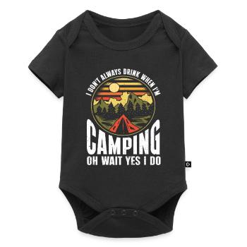 Camping Cadeau Campfire Nature Camper - Body à manches courtes Premium Bébé - noir - Devant