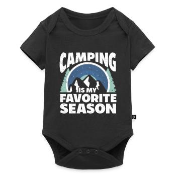 Camping Cadeau Campfire Nature Camper - Body à manches courtes Premium Bébé - noir - Devant