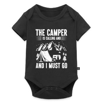 Camping Cadeau Campfire Nature Camper - Body à manches courtes Premium Bébé - noir - Devant