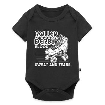 Roller Derby Roller Derby Blood Sweat And Tears - Baby Premium short-sleeve bodysuit - black - Front