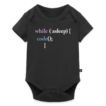 Programming Code Computer Science Funny Programmer - Baby Premium Kurzarmbody - Schwarz - Vorne
