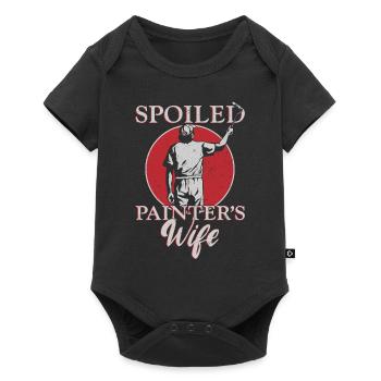 House Painter Decorator Wife - Baby Premium Kurzarmbody - Schwarz - Vorne