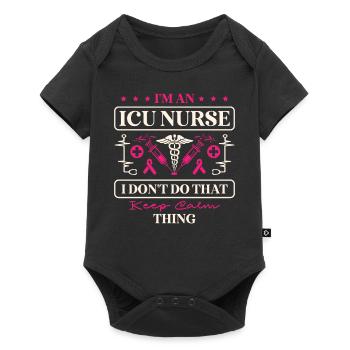 Examinierte Krankenschwester Rn Medizinisches - Baby Premium Kurzarmbody - Schwarz - Vorne
