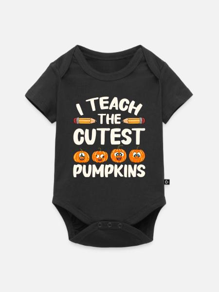Lustige Lehrer Halloween Geschenke - Baby Premium Kurzarmbody - Schwarz