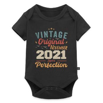 Legendary Since November 2021 - 2021 - Baby Premium short-sleeve bodysuit - black - Front