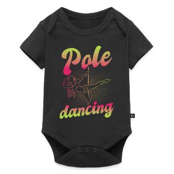 Pole dance danseuse, pole dance, pole dance - Body à manches courtes Premium Bébé - noir - Devant