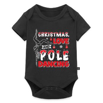 Danseuse polonaise, Pole Dancing Noël Amour - Body à manches courtes Premium Bébé - noir - Devant