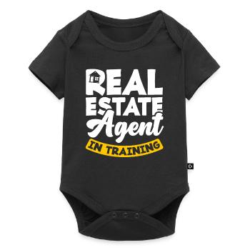 Real Estate Agent Training - Baby Premium short-sleeve bodysuit - black - Front