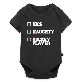 Ice Hockey Saying for Ice Hockey Players - Baby Premium short-sleeve bodysuit - black - Front