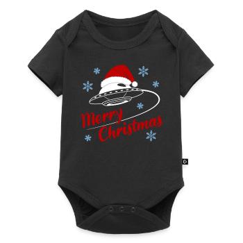 UFO Bonnet Joyeux Noël Galactic Fun - Body à manches courtes Premium Bébé - noir - Devant