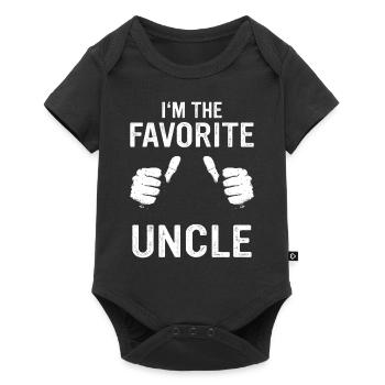 Oncle Fmilie Grand-oncle Oncle - Body à manches courtes Premium Bébé - noir - Devant