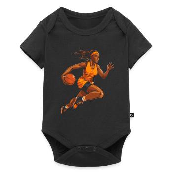 BASKETBALL forever! - Baby Premium short-sleeve bodysuit - black - Front