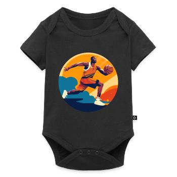 BASKETBALL forever! - Baby Premium short-sleeve bodysuit - black - Front