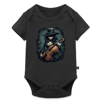 Cello Player Cellist Musician Music Cello - Baby Premium short-sleeve bodysuit - black - Front